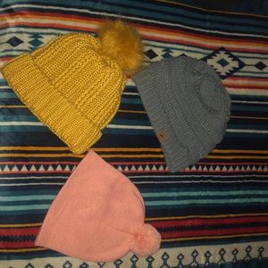 Assorted beanies